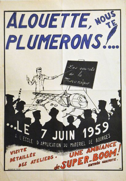 Alouette Hélicoptaire Alouette nous te plumerons...