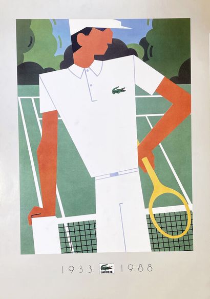 Tennis LACOSTE 1933-1988F. PeschGrafenberg...