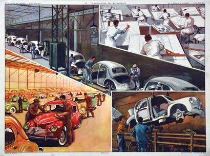 4 CV Renault La Fabrication des Automobiles...