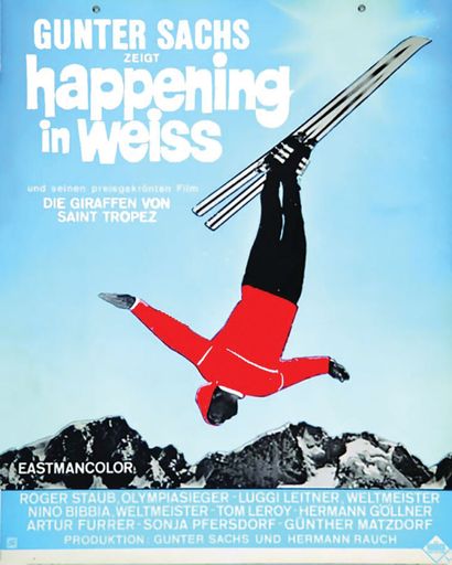 Gunter Sachs Zeigt Happening in Weiss & Von...