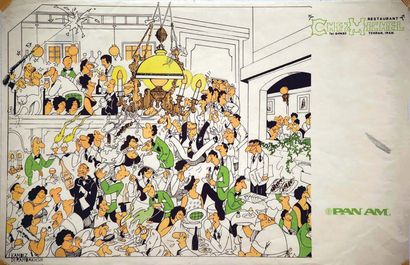 Pan Am Chez Michel Restaurant Tehran1 Poster...