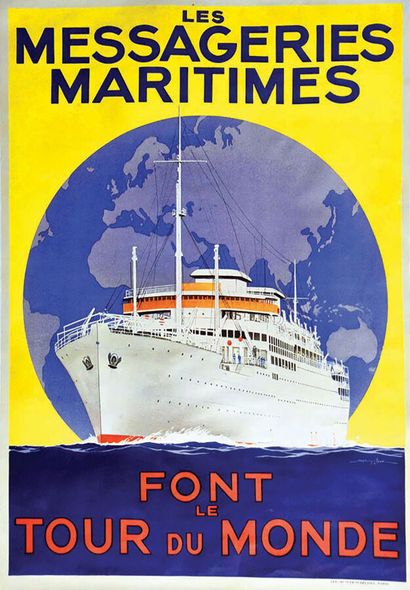 Les Messageries Maritimes Font le Tour du...