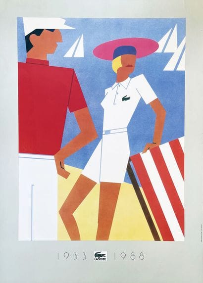 Couple de Plaisanciers LACOSTE 1933-1988F....
