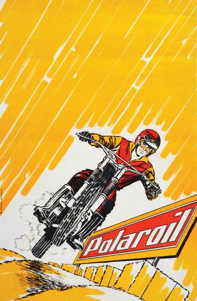 Polaroil Moto Poster for Moto1RenauldonIssoudun...