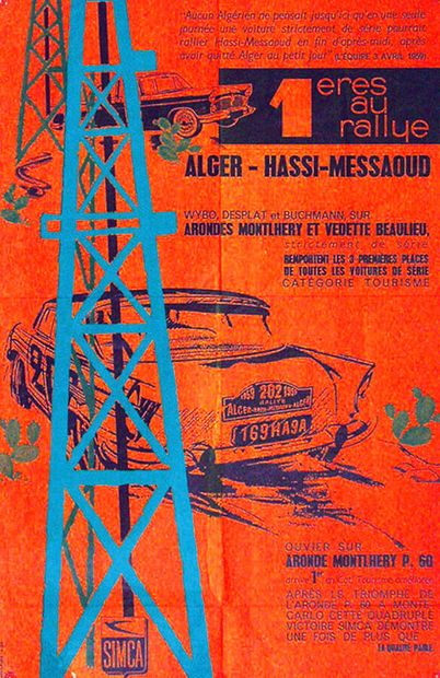 1eres au Rallye Alger - Hassi - MessaoudWybo,...