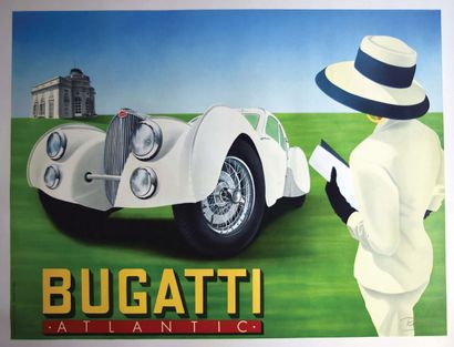 Bugatti Atlantic Poster / Vintage Poster...