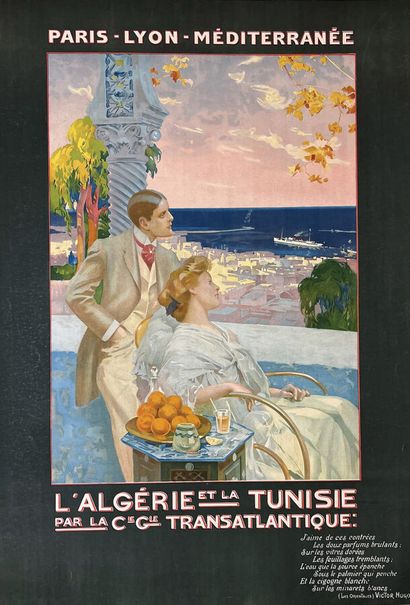L'Algérie et la Tunisie par Cie Gle Transatlantique...