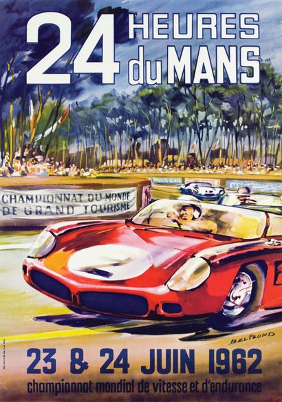 24 Heures du Mans - 23 & 24 Juin 1962 FerrariThivillierParis...