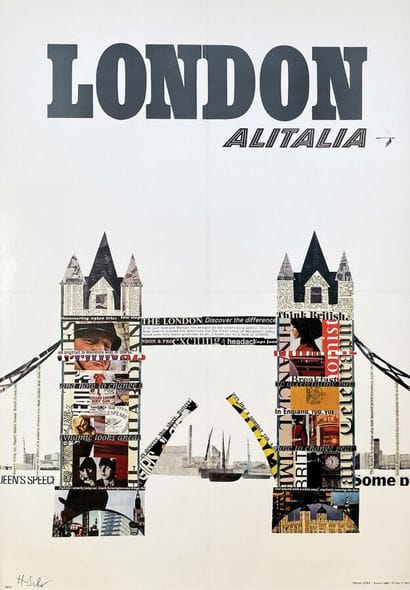 London Alitalia signed Hartmut HielscerIGDANovara...