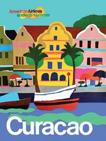 Curacao Endless Summer American AirlinesPrinted...