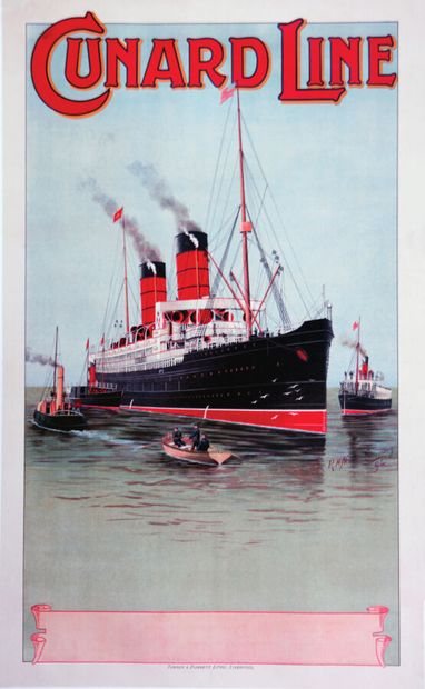 Cunard LineTurner & DunnetLiverpool Poster...