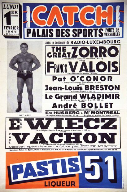 Catch Palais des Sports Zorro contre Valois...