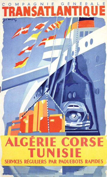 Corse Cie Gle Transatlantique Algérie TunisieEditions...