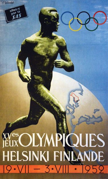 XV Olympic Games Helsinki FinlandOy. Tilgmann...
