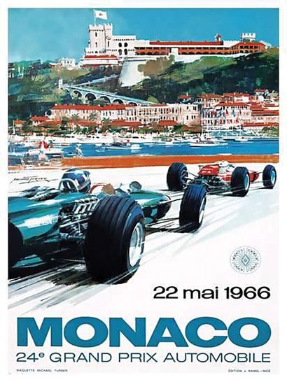 24th Monaco Grand Prix 1966J. RamelNice Poster...