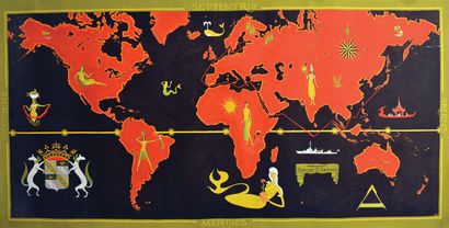 Planisphere of Commander Hubert Amyot D'Inville...