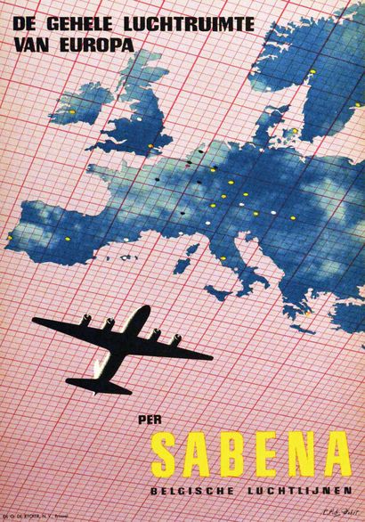 De Ghele Luchtruimte Vna Europa Per Sabena...