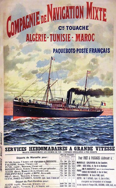 Djurjura Compagnie de Navigation Mixte Algérie...