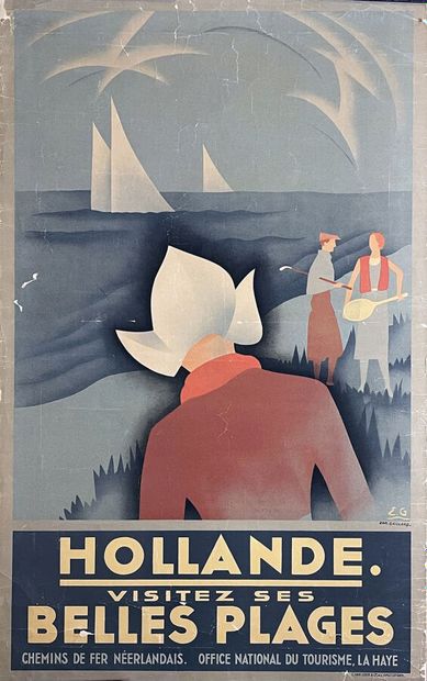 Hollande visitez ses belles plagesVan Leer...