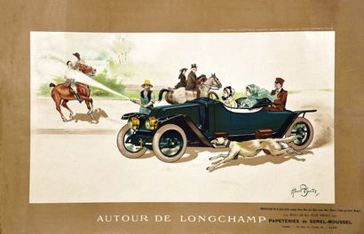 Autour de Longchamp AutomobileAlbert BeertsParis1...