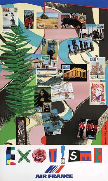 Exoticism Air FranceMourlotParis1 Poster...