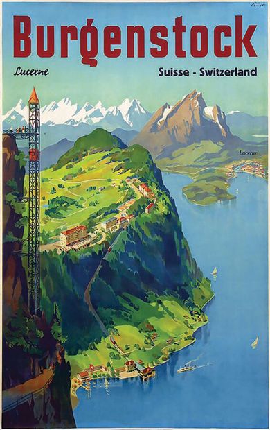 Burgenstock Lucerne SwitzerlandA. Trüb &...