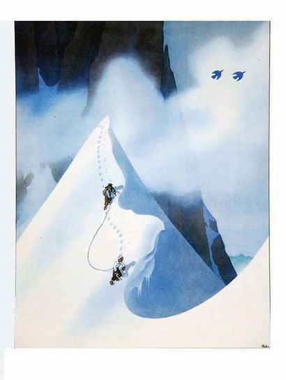 Descente du Glacier1 Affiche Non-Entoilée...