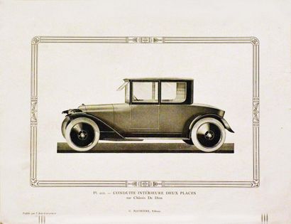 2 Seater Interior Driving On Chassis De DionG....