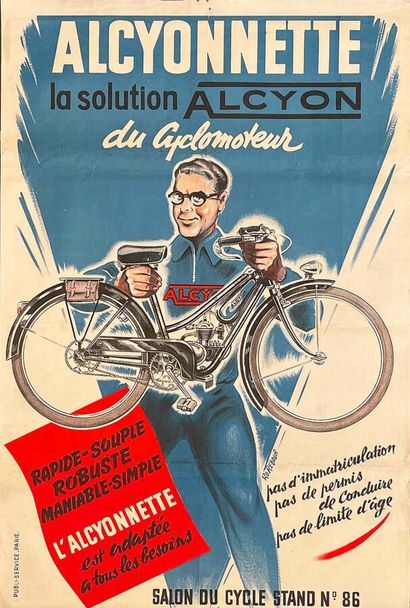 Alcyonnette , La solution Alcyon du cyclomoteurPubli...
