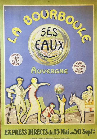 La Bourboulle Son Golf ses eaux Auvergne...