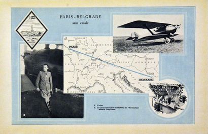 Paris Belgrade sans Escale Cdt Pilote Radowitzt...
