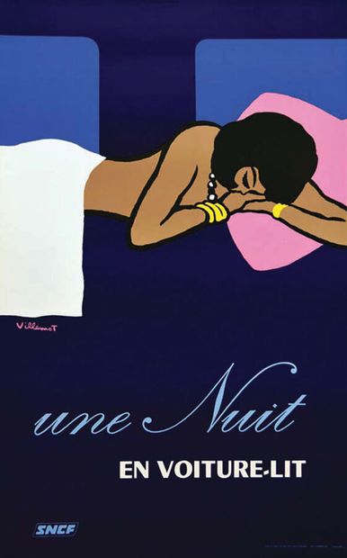 Une Nuit en Voiture-Lit - SNCF - 1973ChabrillacToulouse...