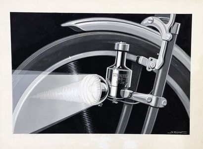 Soubitez Bicycle Lighting - 89 6 V 3 W Gouache...
