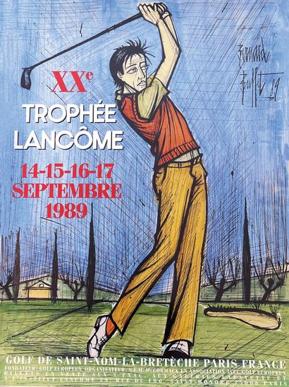 XX e Trophée Lancôme 1989B+A1 Affiche Non-Entoilée...