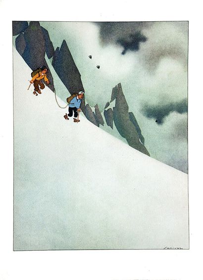 L'Orage gronde1 Affiche Non-Entoilée / Vintage...