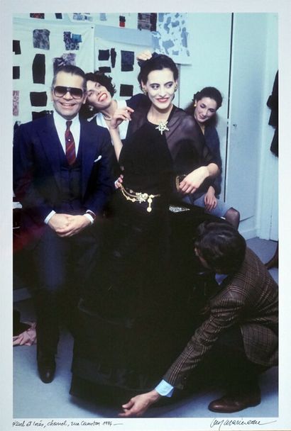 Karl Lagerfeld et Inès, Chanel 1984

Tirage...