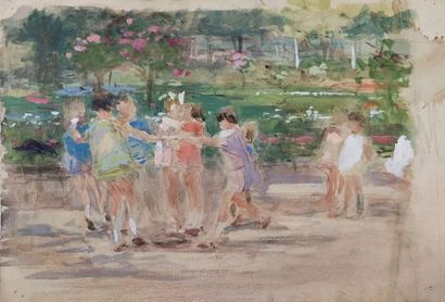 GILBERT Victor (1847-1935)

La promenade...