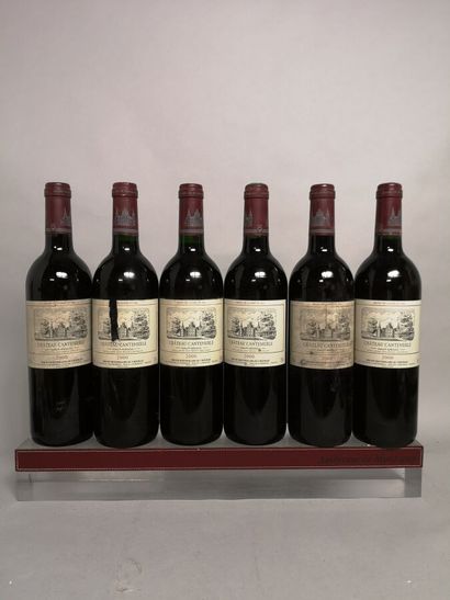 6 bouteilles Château CANTEMERLE - 5e Gcc...