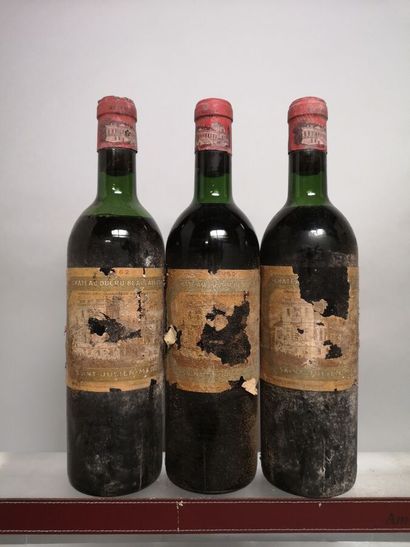 3 bouteilles Château DUCRU BEAUCAILLOU -...
