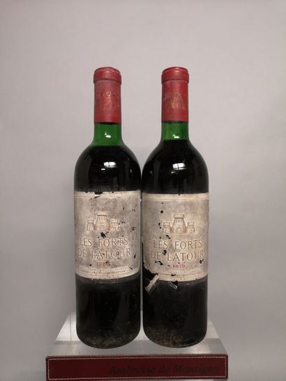 2 bouteilles Les FORT DE LATOUR - 2nd vin...
