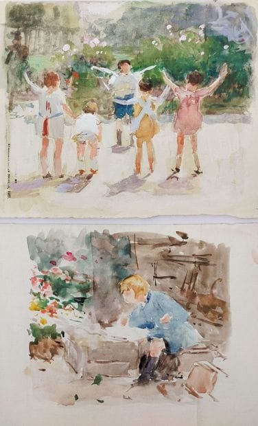 GILBERT Victor (1847-1935)

Jeu d'enfants

Aquarelle...
