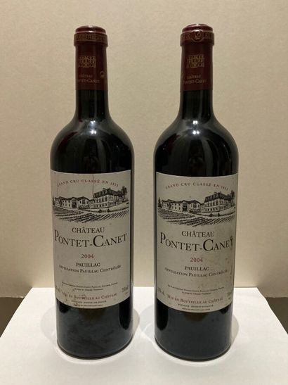 2 bouteilles Château PONTET CANET - 5e Gcc...