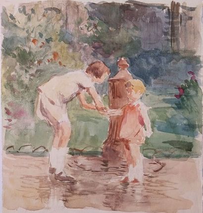 GILBERT Victor (1847-1935)

Enfants à la...