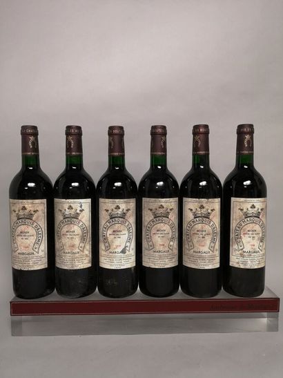 6 bouteilles Château MARQUIS D'ALESME BECKER...