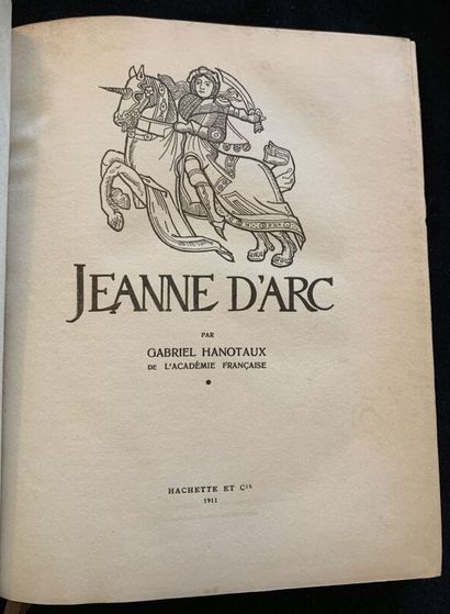 Gabriel HANOTAUX

Jeanne d'Arc

1 volume

1/2...