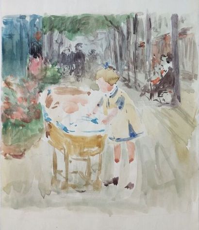GILBERT Victor (1847-1935)

Le petit gourmand

Aquarelle...