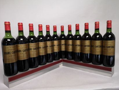 12 bouteilles Château BRANE CANTENAC - 2e...