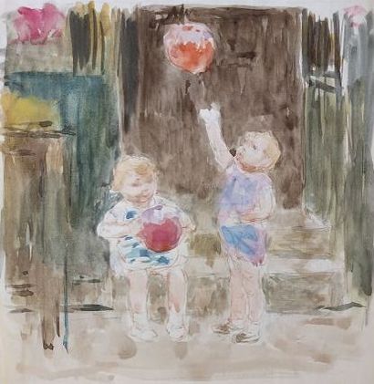 GILBERT Victor (1847-1935)

Fillette au bouquet

Aquarelle...