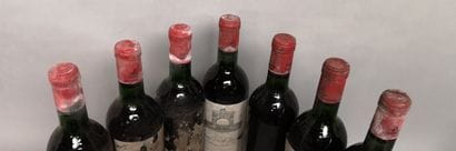 7 bouteilles Château LEOVILLE LAS CASES -...