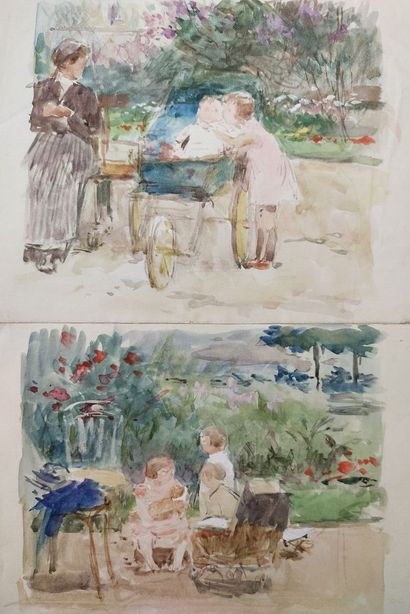 GILBERT Victor (1847-1935)

Jeu d'enfants

Aquarelle...